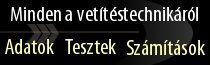 Adatok, tesztek, számítások: minden a vetítéstechnikáról